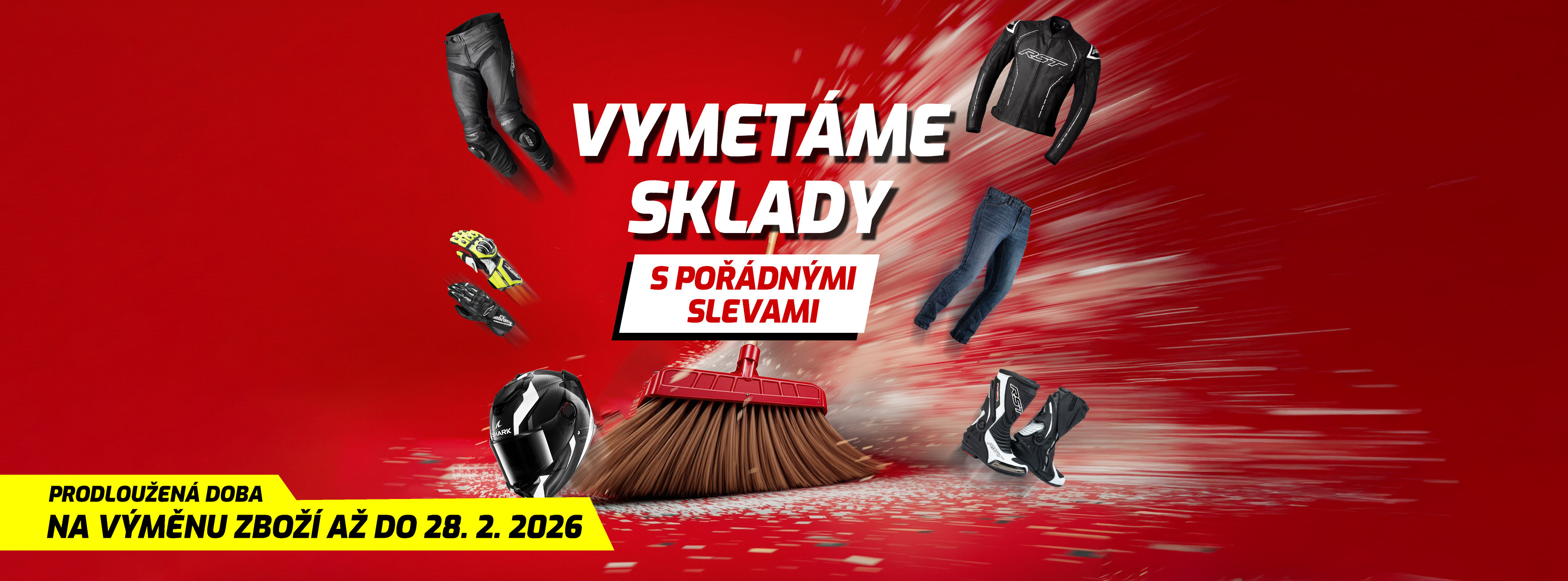 Vymetáme sklady!