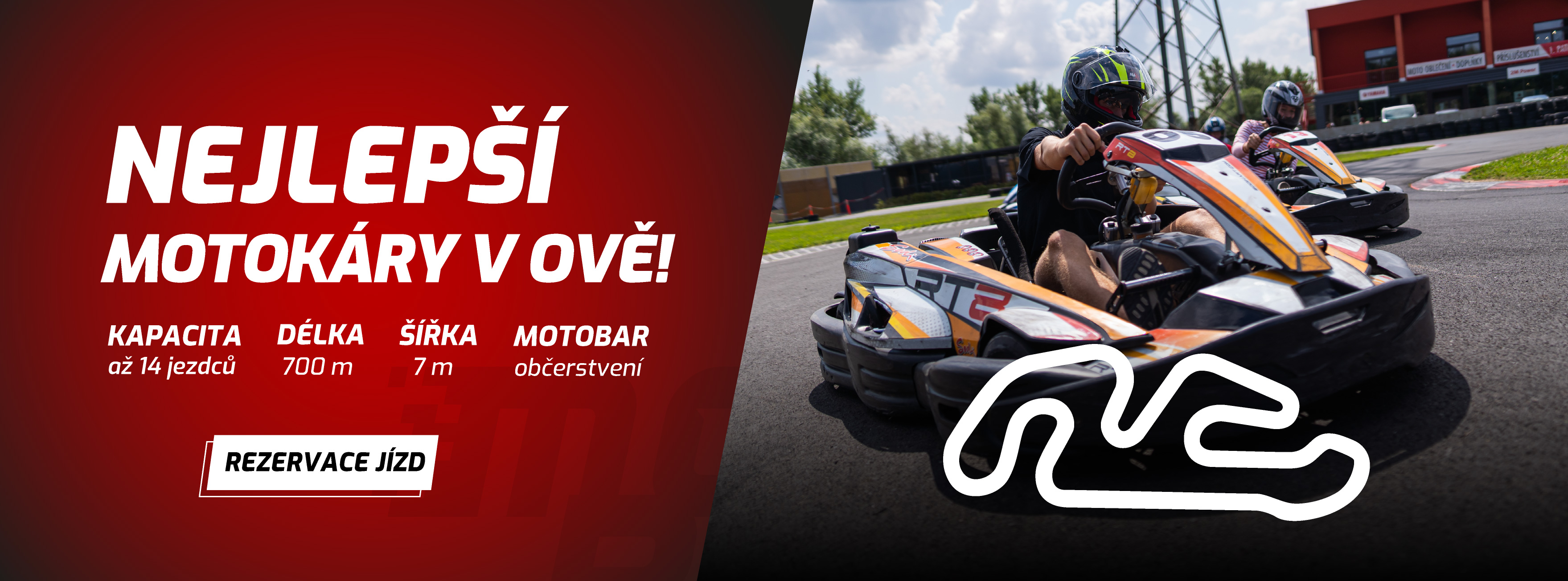 Motokáry v Ostravě