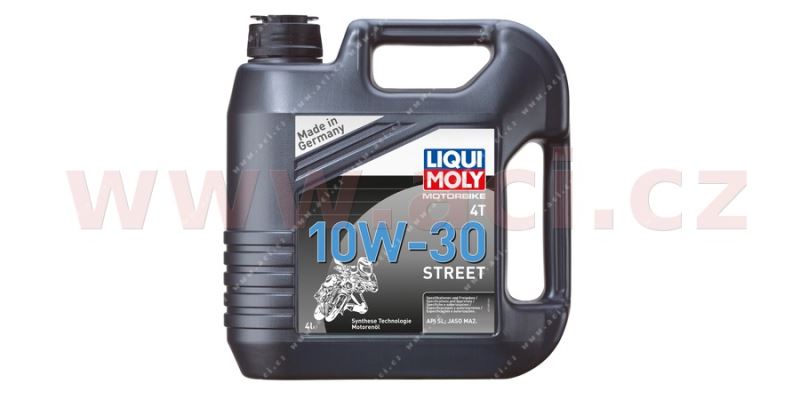 LIQUI MOLY Motorbike 4T 10W30 Street, polosyntetický motorový olej 4 l