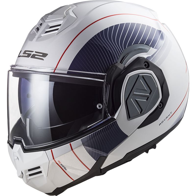 Překlápěcí helma LS2 FF906 ADVANT COOPER WHITE BLUE-06