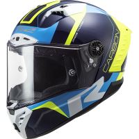 Závodní helma LS2 FF805 THUNDER C RACING1 Gloss Blue H-V Yellow