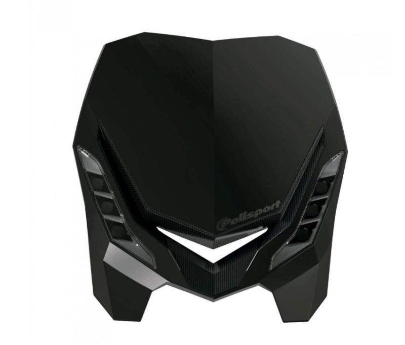 Maska se světlem POLISPORT E-BLAZE LED černá