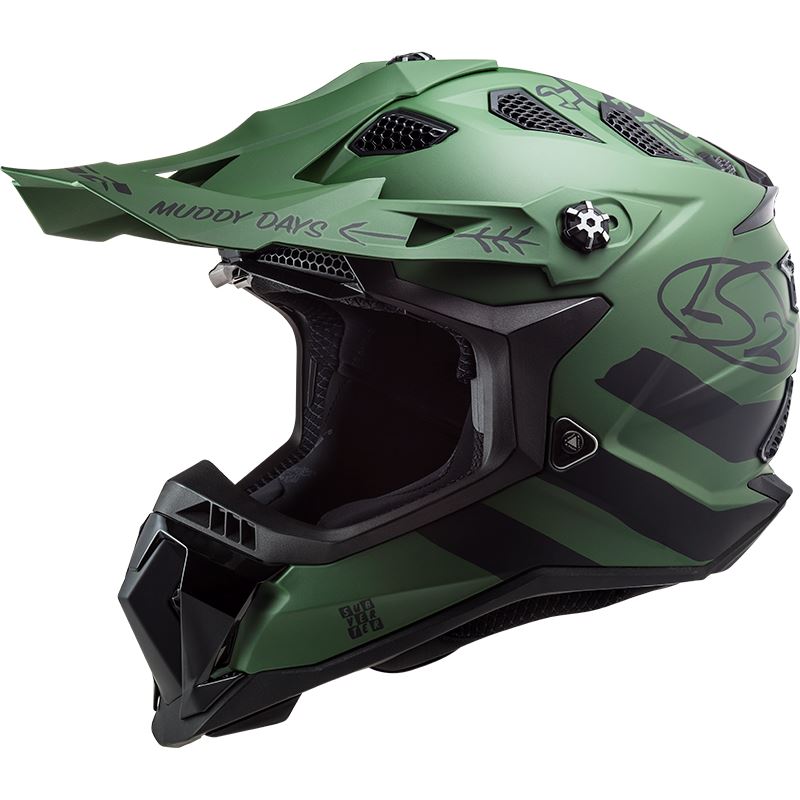 Enduro helma LS2 MX700 SUBVERTER CARGO MATT MILITARY GREEN