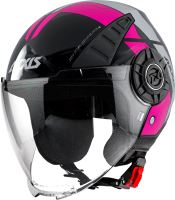 Otevřená helma AXXIS Metro ABS Cool B8 Matt Fluor Pink