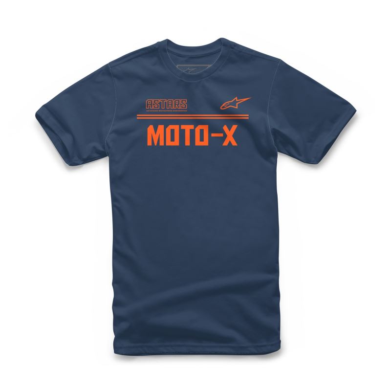 triko ASTARS MOTO-X, ALPINESTARS (modrá/oranžová)