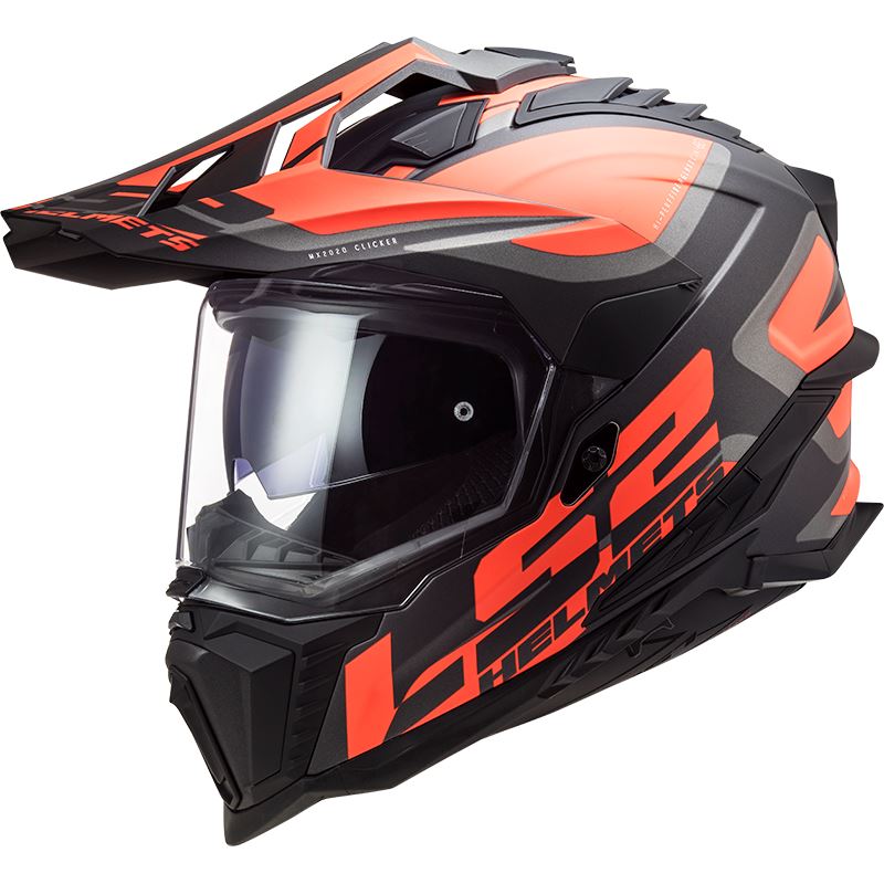 Enduro helma LS2 MX701 Explorer Alter Matt Black / Orange