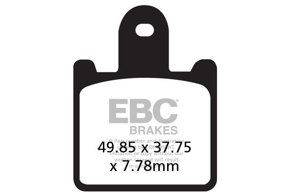 Brzdové destičky EBC FA417/4HH