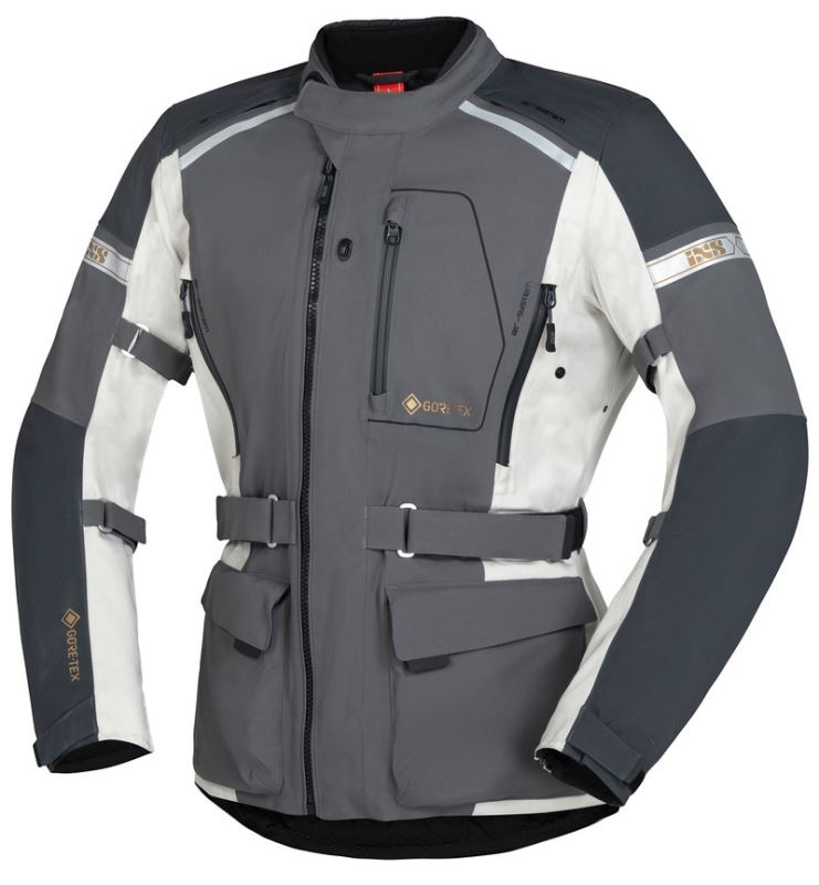Textilní bunda iXS Master-GTX 2.0 Grey / Light Grey