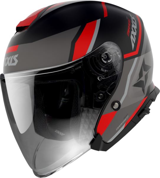 Otevřená helma AXXIS MIRAGE SV ABS damasko red matt XL