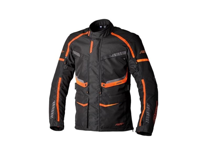 Textilní bunda RST 3198 Maverick Evo CE Black / Orange