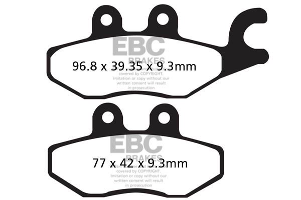 Brzdové destičky EBC SFA418