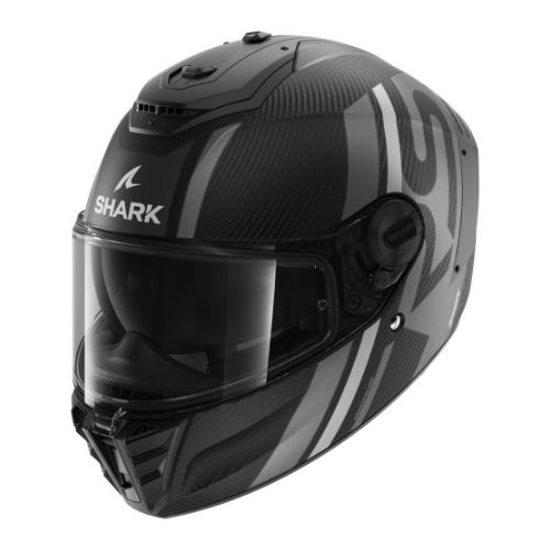Integrální helma SHARK SPARTAN RS CARBON SHAWN Black / Grey (matná)