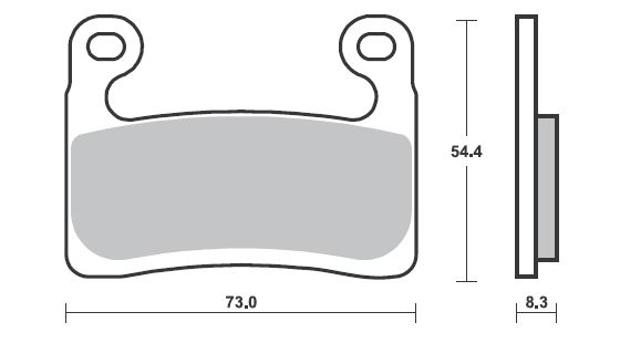 Brzdové destičky BREMBO 07GR90SA