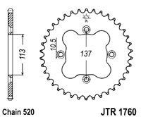 Řetězová rozeta JT JTR 1760-36 36 zubů, 520