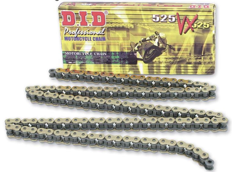 VX série X-Kroužkový řetěz D.I.D Chain 525VX3 118 L