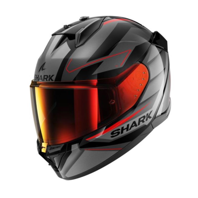 Integrální helma SHARK D-Skwal 3 Sizler Black / Antracit / Red