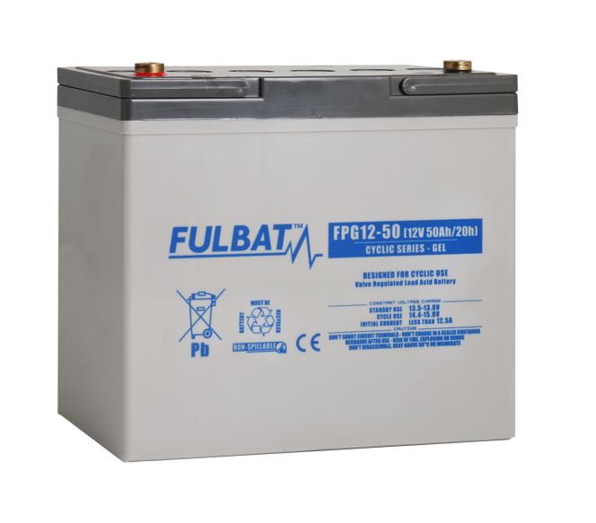 Gelová baterie FULBAT FPG12-50 (T6)