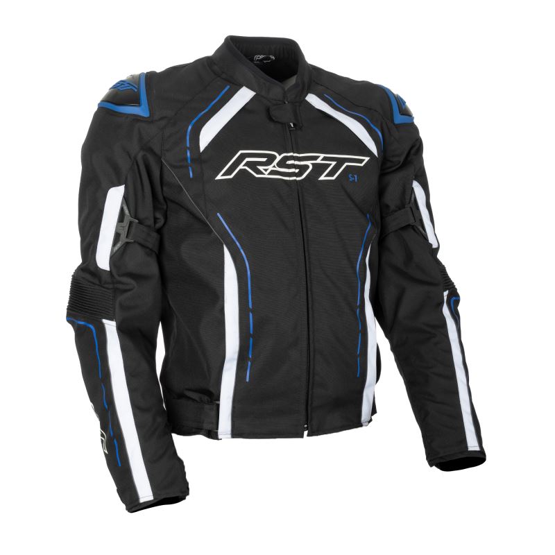 Textilní bunda RST 2559 S-1 CE Black / Blue / White 