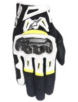 rukavice SMX-2 AIR CARBON, ALPINESTARS (černé/bílé/žluté fluo)
