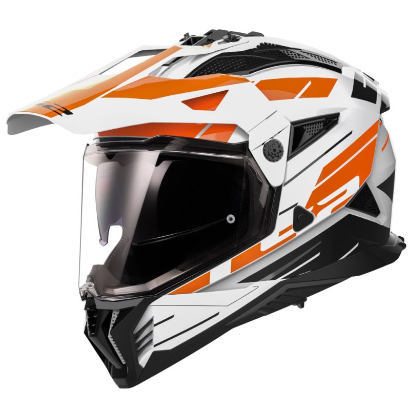 Enduro helma LS2 MX702 PIONEER II Namib White / Orange-06