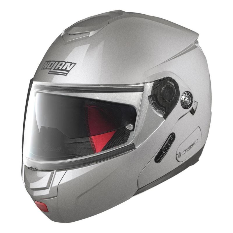 Výklopná helma NOLAN N90-2 Classic N-Com Silver