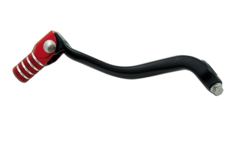 řadící páka hliníková Honda / Beta, RTECH (černo-červená)