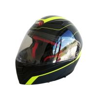 Výklopná helma MAXX FF950 Black / Fluo Yellow
