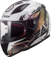 Integrální helma LS2 FF353 Rapid Boho White Black Pink