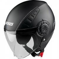 Otevřená helma AXXIS Metro ABS Solid Gloss Black