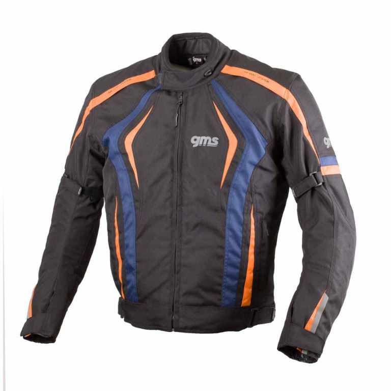 Sportovní bunda GMS PACE ZG55009 modro-oranžovo-černý