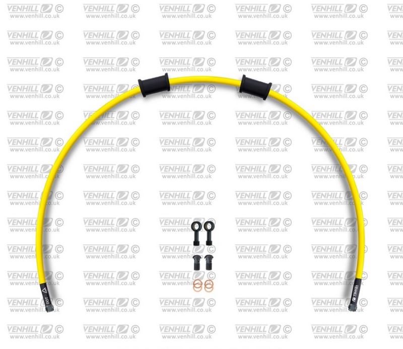 Hadice zadní brzdy Venhill POWERHOSEPLUS TRI-9017RB-YE (1 hadice v sadě) žluté hadice, černé koncovky