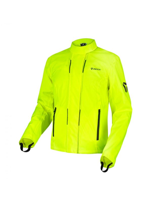 Dámská textilní bunda SECA Multidry Fluo Yellow