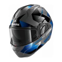 Překlápěcí helma SHARK Evo-GT Tekline Black / Antracit / Blue