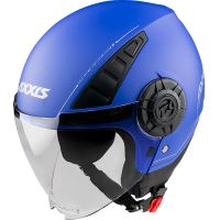 Otevřená helma AXXIS Metro ABS Solid Matt Blue