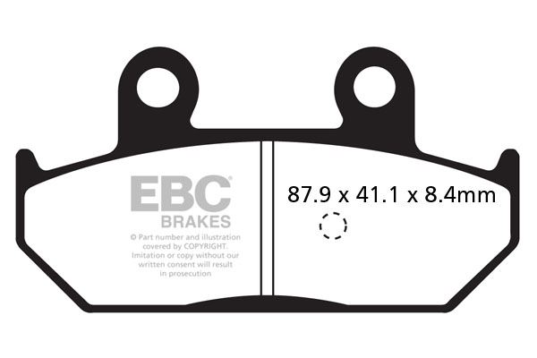 Brzdové destičky EBC SFA412HH