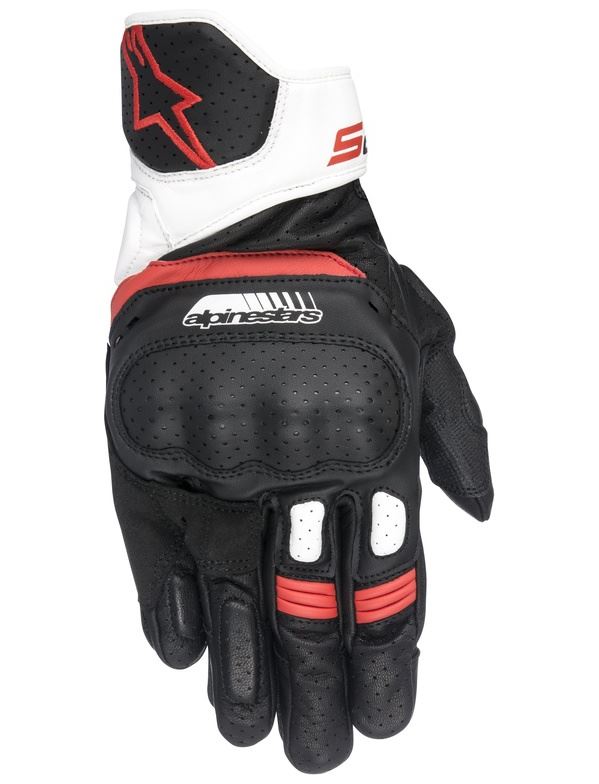 rukavice SP-5, ALPINESTARS (černé/bílé/červené)