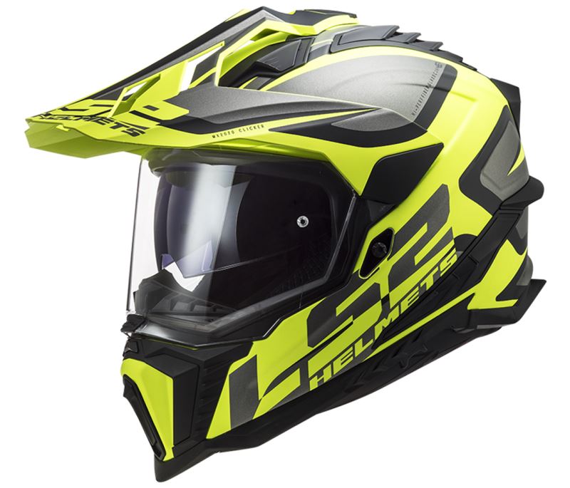 Enduro helma LS2 MX701 Explorer Alter Matt Black / Yellow