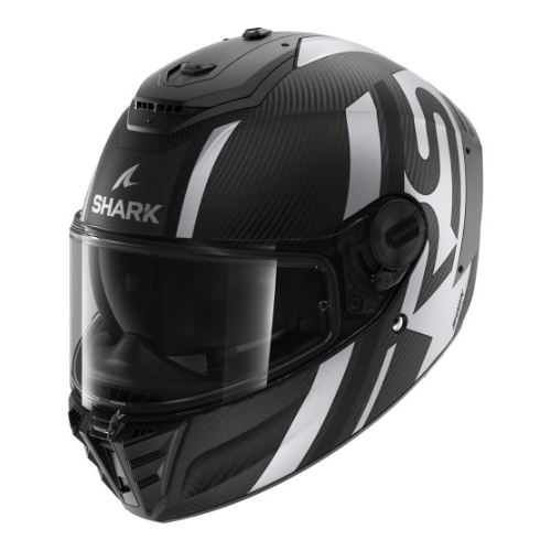Integrální helma SHARK SPARTAN RS CARBON SHAWN Black / Silver (matná)