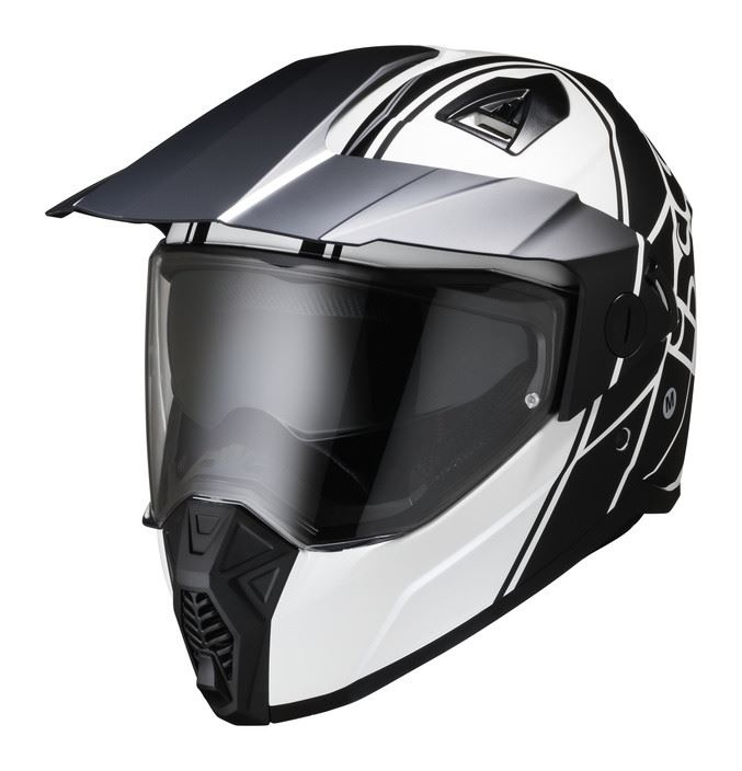Enduro helma iXS iXS 208 2.0 X12025 modro-černo-bílý XS