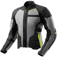 Pánská textilní bunda REBELHORN Scandal 3 Black / Grey / Fluo