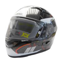 Integrální helma AXXIS Racer GP Carbon SV Spike A0 Gloss Pearl White