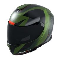 Výklopná helma AXXIS Gecko Shield F6 Matt Green
