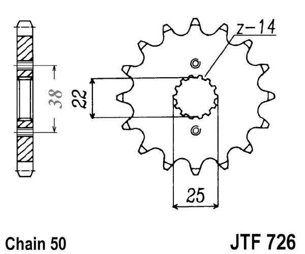 Řetězové kolečko JT JTF 1128-11 11 zubů, 420