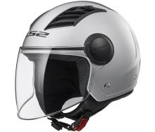 Otevřená helma LS2 OF562 Airflow Gloss Silver