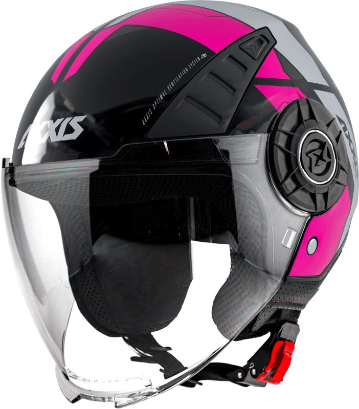 Otevřená helma AXXIS Metro ABS Cool B8 Gloss Pink