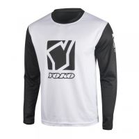 Motokrosový dres YOKO SCRAMBLE bílá / černá