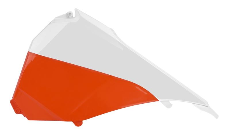 Kryty airboxu POLISPORT 8455100001 bílo/oranžová KTM