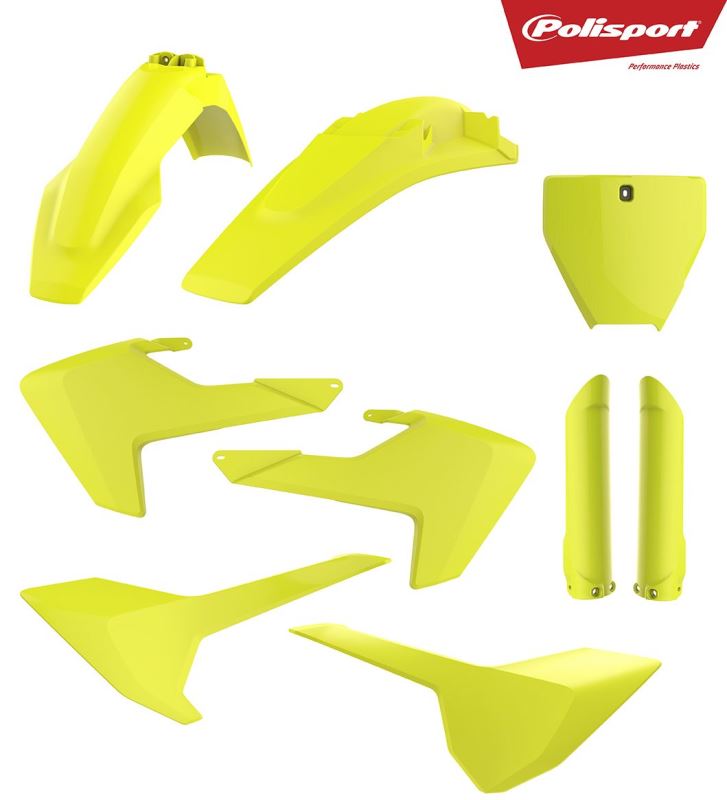 Sada plastů POLISPORT 90741 neonově žlutá