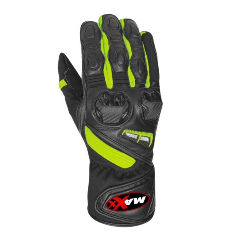 Letní rukavice MAXX AT 4203 Black / Yellow