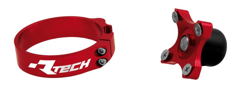 lift control - pomocník startu na vidlici KAYABA - vnější průměr 64 mm (250-450 YZ/YZF), RTECH (červený)